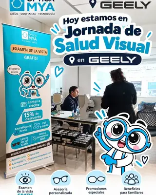 Jornada de salud visual de Óptica MYA en una empresa